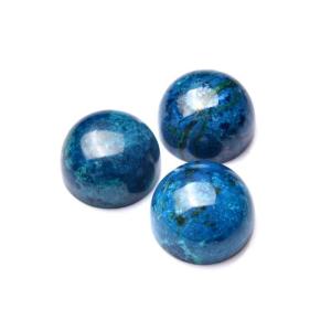 アースカラー クリソコラ　13-16mm　コイン ルース 1個売り _PRG1956-2