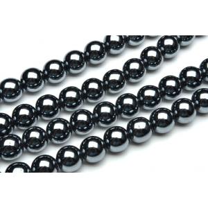 シトリン 64面カット 合成水晶 12mm 1連（約38cm）_R5366-12