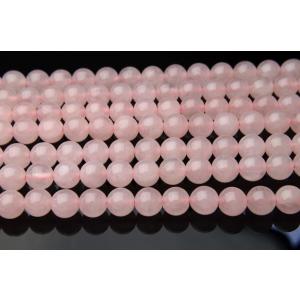 8mm「ローズクォーツ 」 １連（約38cm）_R1363 ★5000円以上ネコポス送料無料！