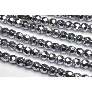 ヘマタイト クローバー 12mm 1連（約38cm）_R1735 ☆5000円以上 