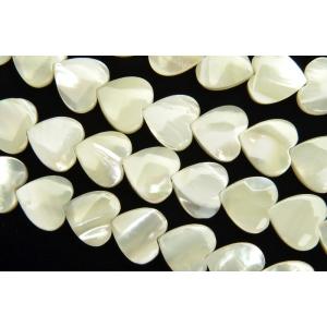 マザーオブパール ハート 10mm １連（約35cm）_R21270-10