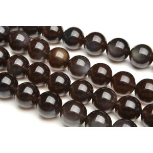 AA アイスオブシディアン　14mm　１連（約３８cm）_R5179-14 ★5000円以上ネコポス...