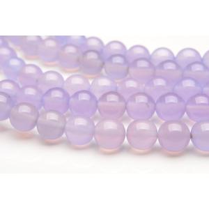 ラベンダーカルセドニー 8mm 1連(38cm...の詳細画像1