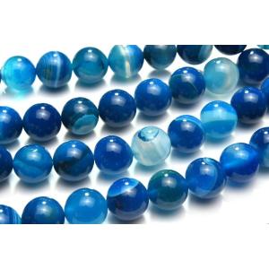 縞瑪瑙 カイヤナイトカラー　10mm　１連（約38cm）_R5551-10