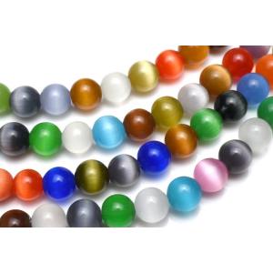 キャッツアイ (ミックス)　12mm　１連（約３８cm）_R5606-12