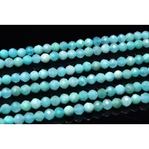 アマゾナイト 32面カット　4mm　１連（約３８ｃｍ）_R5800-7