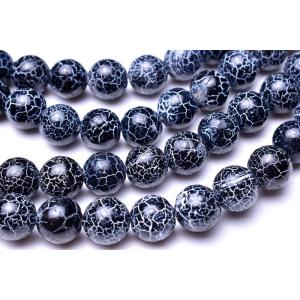 黒龍紋瑪瑙　10mm　１連（約３８cm）_R5864-10