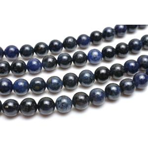 デュモルチェライト　6mm　１連（約38cm）_R5955-6