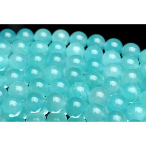 8mm ブルーカルセドニー 濃色 1連（約38cm）_R1569-8 ☆5000円以上