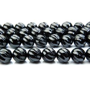 ライモナイトインクォーツ 8mm 1連（約38cm）_RG247-8 : ラトリエ