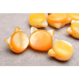 【3粒セット】(横穴)ぷっくり可愛い!イエロー...の詳細画像1