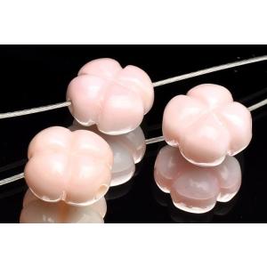 ハート クイーンコンクシェル (中)3粒セット 10x8mm 粒売り