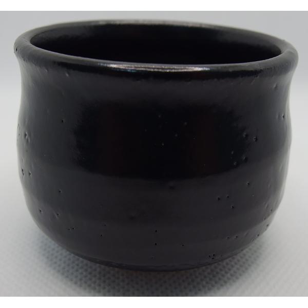 美濃焼 ぐい呑み 秀泉陶苑 窯変十彩 10種のうち(3)　黒織部