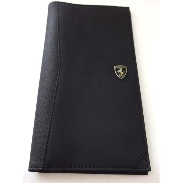 Ferrari　フェラーリ　黒　２つ折り長財布