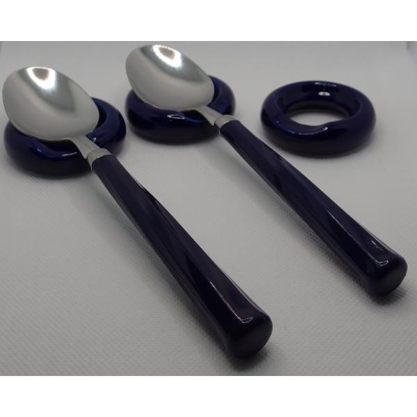 スプーン２本、スプーン置き３個　セット