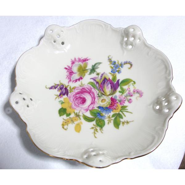 ローゼンタール　フラワー柄プレート　廃番品