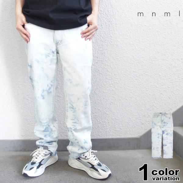 mnml パンツ ミニマル デニムパンツ バギー BAGGY DENIM V217 ルーズフィット ...