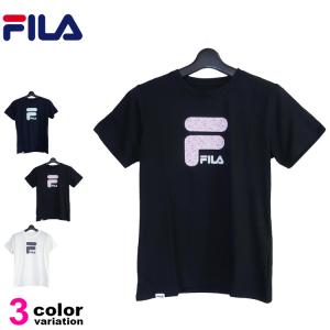 FILA フィラ 半袖 Tシャツ レディース 吸水速乾 UV対策 吸汗 ドライ フィット トレーニングシャツ ランニング ダンス フィットネス｜lattachey