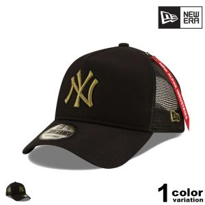 New Era ニューエラ キャップ 帽子 ニューヨーク ヤンキース メッシュキャップ アルファ コラボ キャップ USAモデル｜lattachey