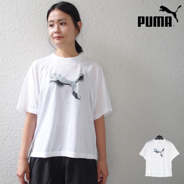 PUMA プーマ Tシャツ レディース 半袖 オーバーサイズ MODERN SPORTS Tシャツ ...