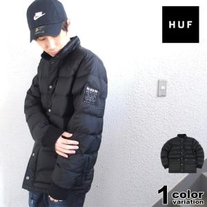 HUF（ハフ） 並行輸入品 GEODE PUFFY JACKET BLACK ジオードジャケット