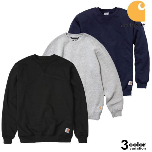 Carhartt カーハート トレーナー スウェット クルーネック 裏起毛 ロゴ ルーズフィット 定...