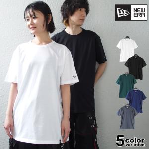New Era ニューエラ Tシャツ 半袖 USモデル ワンポイント ロゴ ヘリテージ 定番 人気 無地 プリント メンズ レディース ユニセックス｜LATTACHE(ラタッシュ)