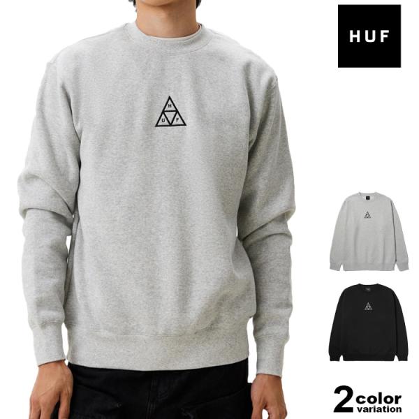 ハフ HUF トレーナー スウェット クルーネック 裏起毛 定番 トライアングルロゴ メンズ レディ...