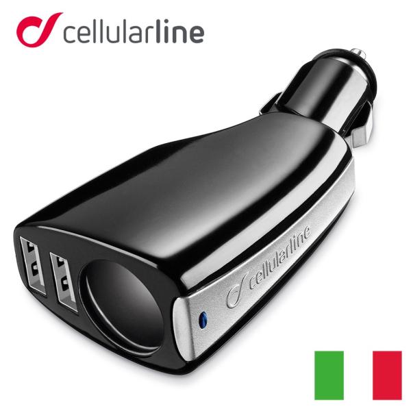 シガーソケット usb 充電 充電器 車 2ポート 2口 2.1A シガー 増設 延長 iPhone...