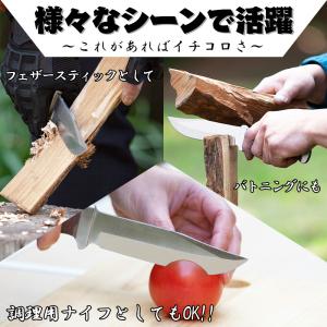 アウトドア キャンプ ナイフ 釣り 魚釣り 登...の詳細画像3