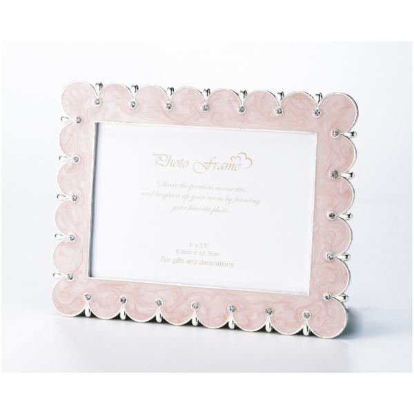 YASUI/ヤスイ　L判サイズ　写真立て コットンキャンディー  ピンク