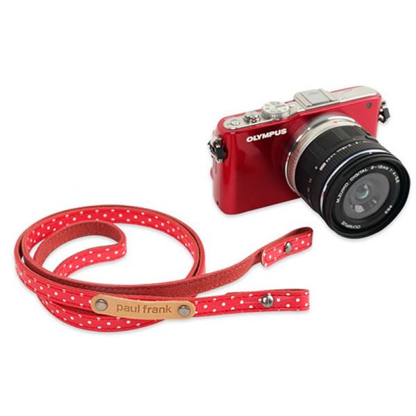 paul frank/ポールフランク ミラーレスカメラ/コンパクトデジカメ用 ドット柄 ネックストラ...