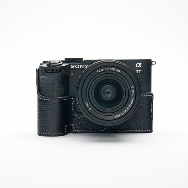 TP Original SONY α7C II /α7 CR用 ボディーハーフケース ブラック ［国...
