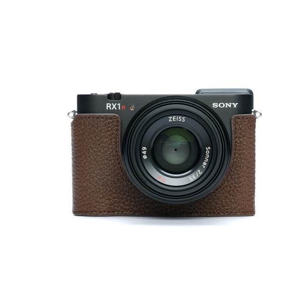 TP Original SONY RX1RIII 用 ボディーハーフケース ダークブラウン ［国内正...