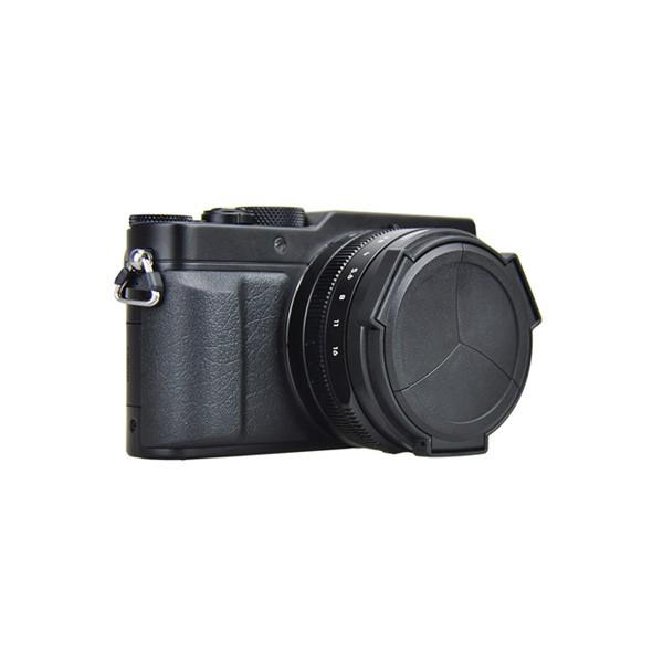 JJC LUMIX LX100/D-Lux Typ109専用オートレンズキャップ ブラック