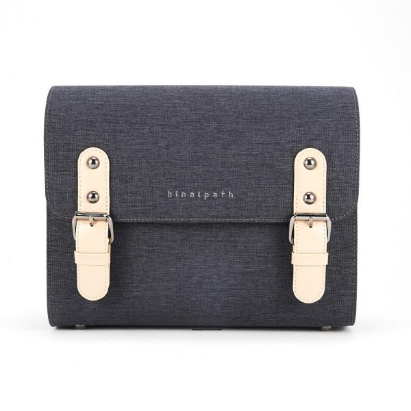 GARIZ ミラーレス一眼/コンパクトデジカメ用 ショルダーカメラバッグ CB-NCMGR グレー