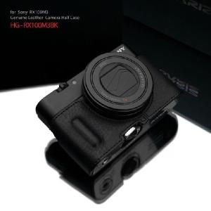 GARIZ/本革カメラケース　SONY DSC-RX100M3/M4/M5用　HG-RX100M3BK