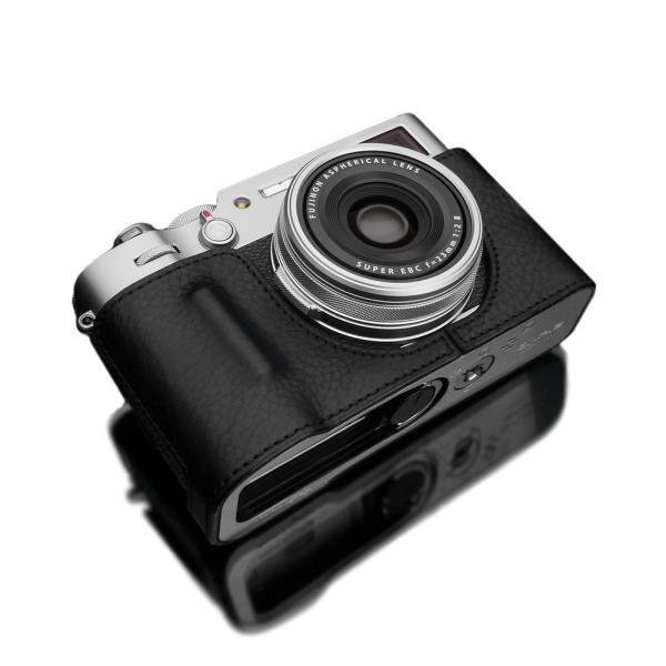 GARIZ/ゲリズ FUJIFILM X100V用 本革カメラケース HG-X100VBK ブラック
