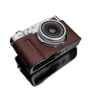 GARIZ/ゲリズ FUJIFILM X100V用 本革カメラケース HG-X100VBR ブラウン｜laughs