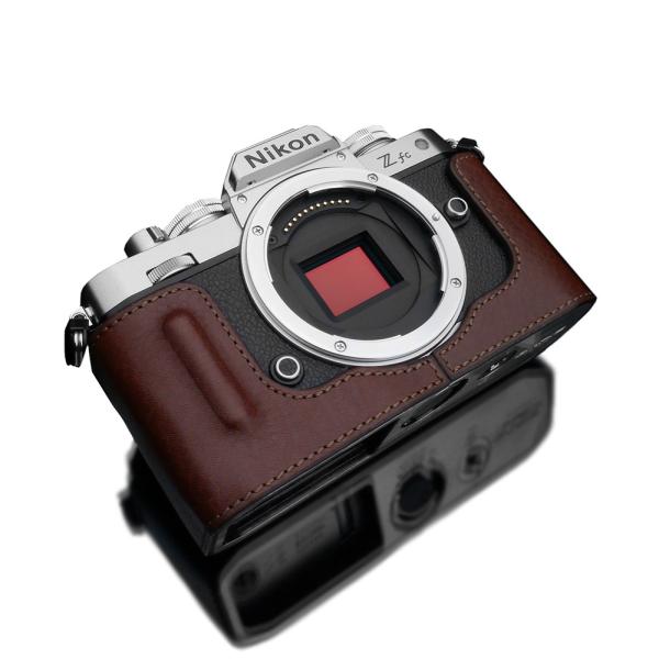 GARIZ/ゲリズ Nikon Zfc 用 本革カメラケース HG-ZFCBR ブラウン