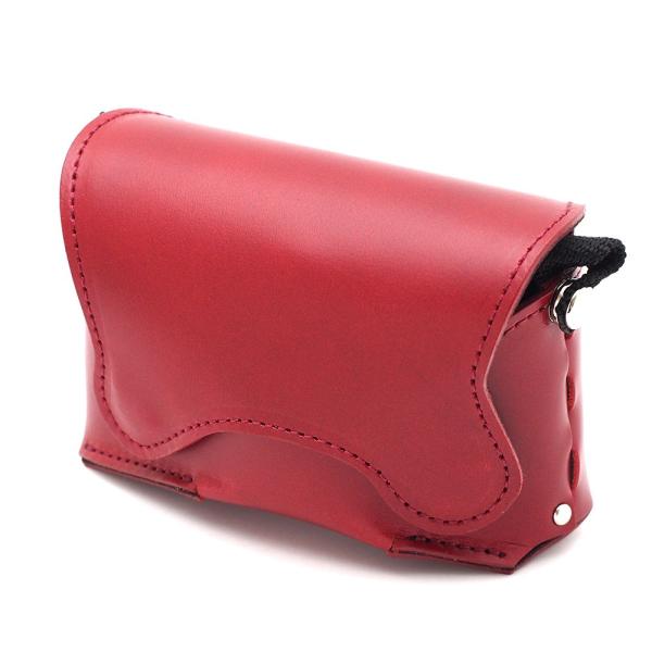 レザーカメラケース SONY RX100シリーズ対応 オルフェ01 赤 山田屋写真用品 LCO-01...