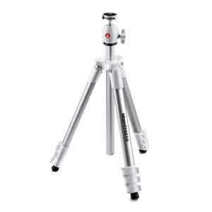 Manfrotto/マンフロット 三脚 COMPACT Light フォトキット アルミ 4段 ホワイト MKCOMPACTLT-WH｜laughs