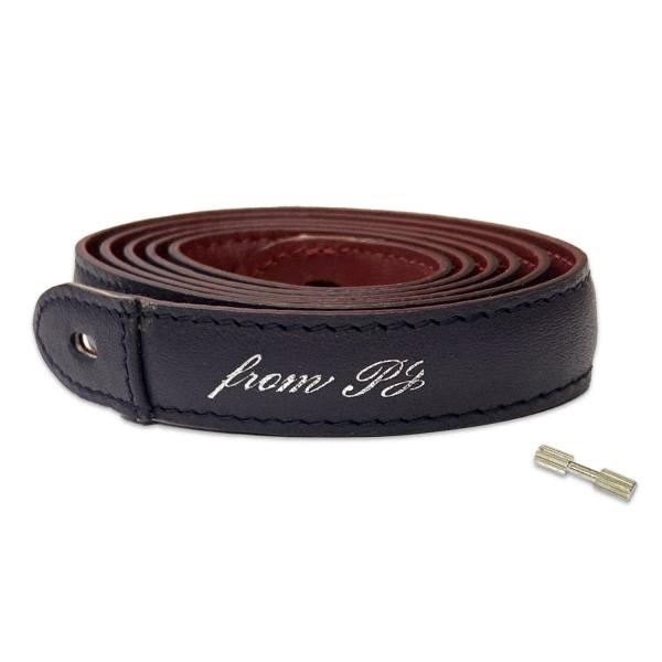 from PJ フロムピージェイ Leather Neck Strap おしゃれ 本革 リバーシブル...