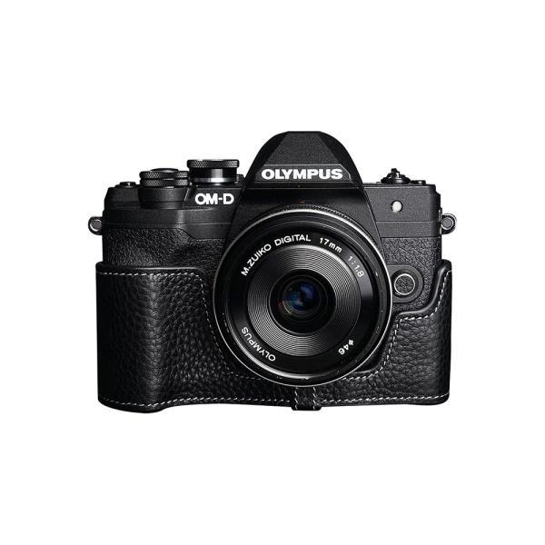 TP Original OLYMPUS E-M10 Mark IV 用 ボディーハーフケース ブラッ...