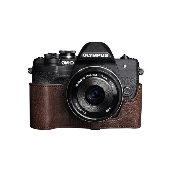 TP Original OLYMPUS E-M10 Mark IV 用 ボディーハーフケース ダーク...