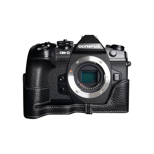 TP Original OLYMPUS E-M1 Mark III 用 ボディーハーフケース ブラッ...