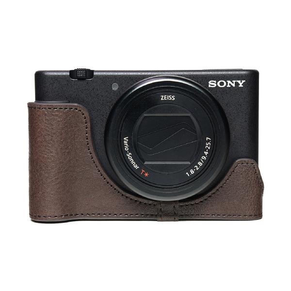TP Original SONY VLOGCAM ZV-1 用 ボディーハーフケース ダークブラウン...