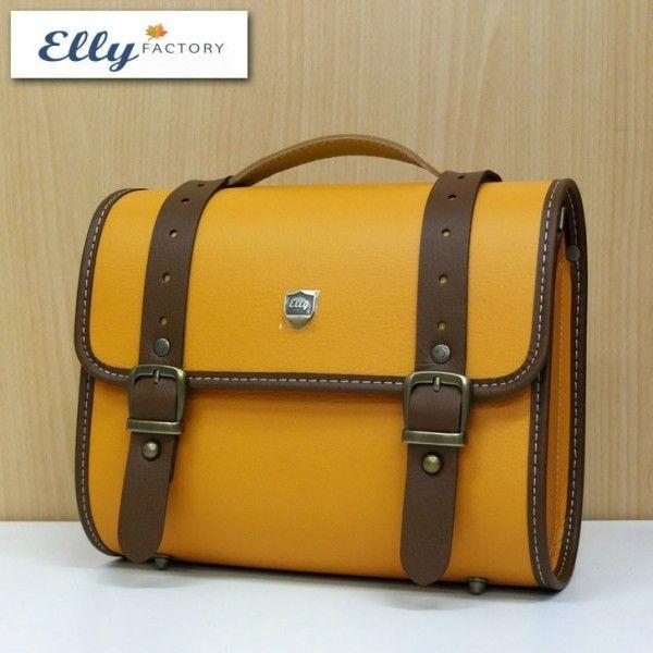 Elly Factory　ショルダーカメラバッグ　Preppie BAG BIG Honey Mus...