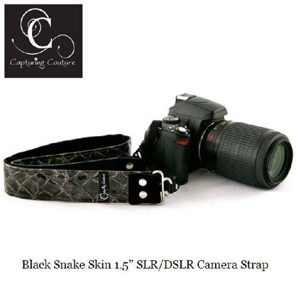 Capturing Couture　おしゃれカメラストラップ　SLR15-BKSS