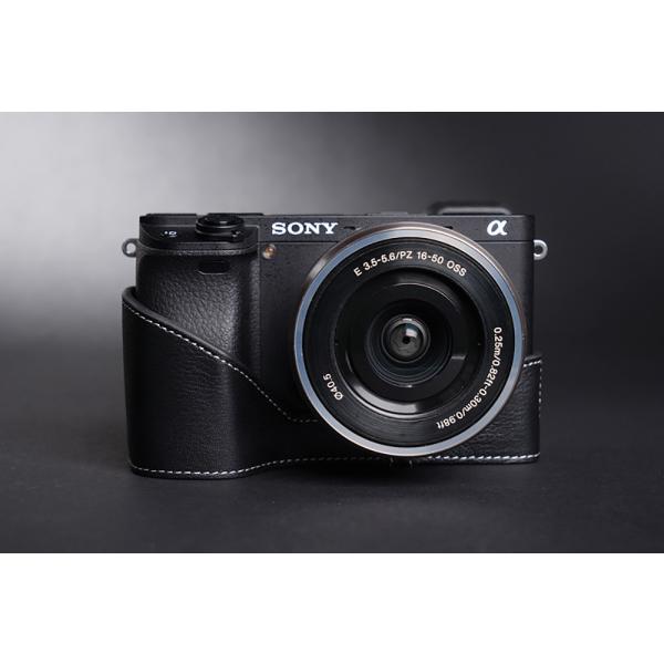 TP Original SONY α6300用 ボディーハーフケース ブラック ［国内正規品］